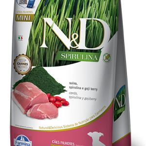 Cerdo, Spirulina e Gojiberry Puppy Mini