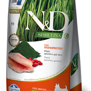 Tilapia, Spirulina e Gojiberry Adult Mini